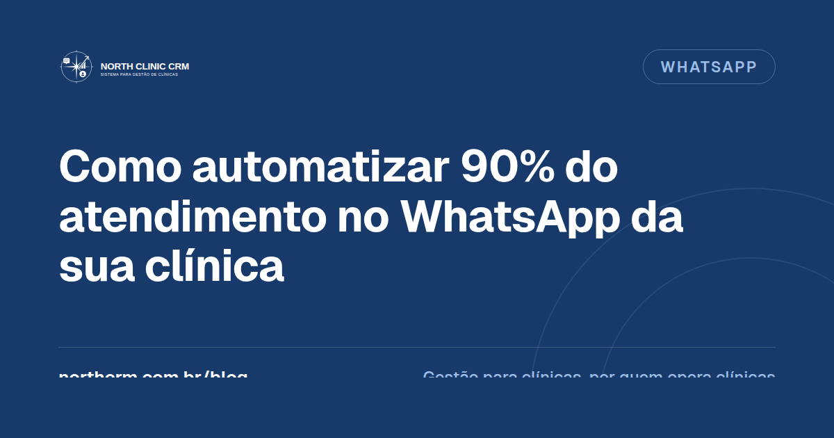 Como Automatizar o Atendimento no WhatsApp da Sua Clínica